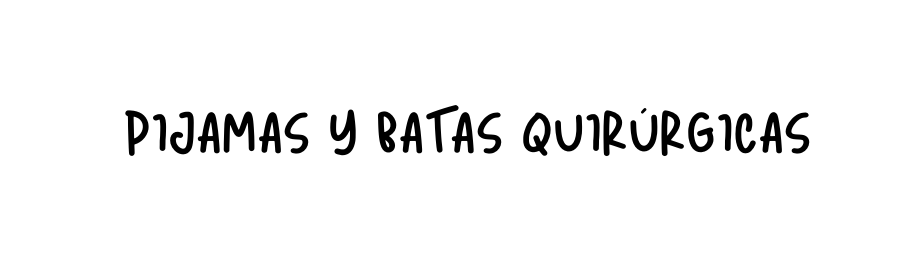 pijamas y batas quirúrgicas